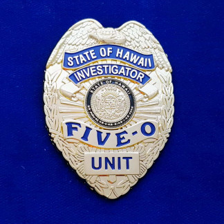Hawaii Five-O Polizeimarke alte Ausführung