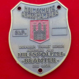 Heimschutz Gross-Hamburg Polizeimarke