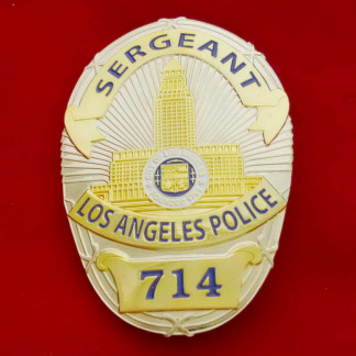 LAPD Sergeant - 714 Polizeimarke