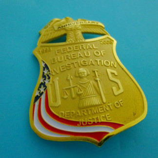 FBI 100th Anniversary Polizeimarke