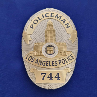 LAPD Policeman 744 Polizeimarke "Adam 12"