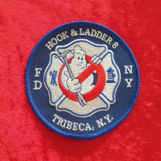 FDNY Hook & Ladder 8 Patch Ghostbusters Tribeca