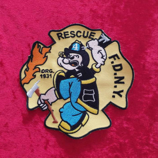 FDNY Rescue 4 - Popeye Patch XXL