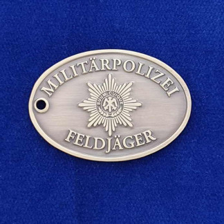 Feldjäger Miniaturmarke Metall-Schlüsselanhänger