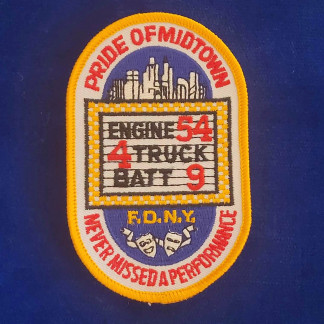 FDNY Patch Engine 54 Battalion 9